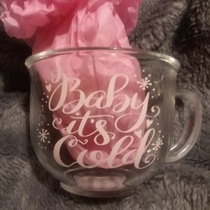 Baby it's cold mug
